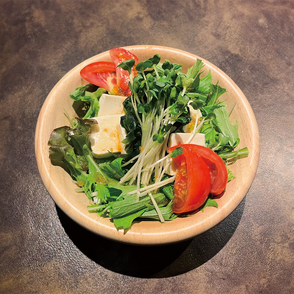 豆腐の和風サラダ Japanese salad with tofu